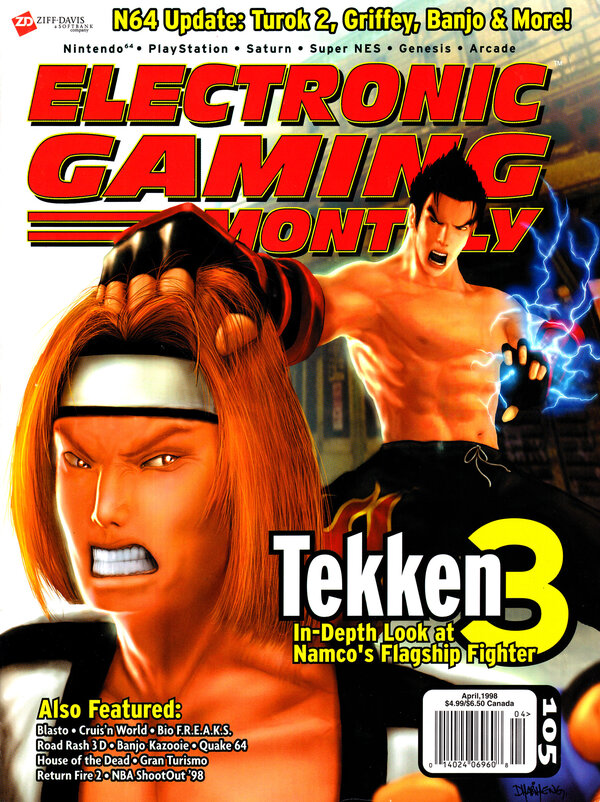 Electronic Gaming Monthly Issue 105 (April 1998) cover